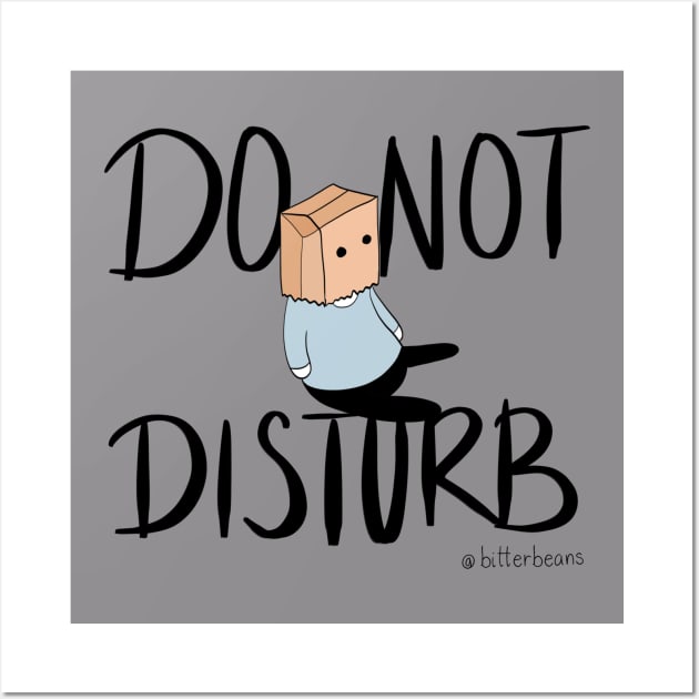 Do Not Disturb Wall Art by Soosoostudios